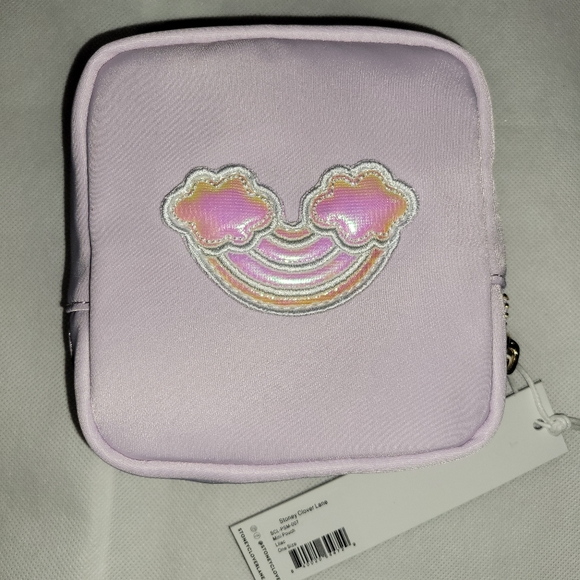 Stoney Clover Lane Mini Pouch with Rainbow Patch - Picture 4 of 5